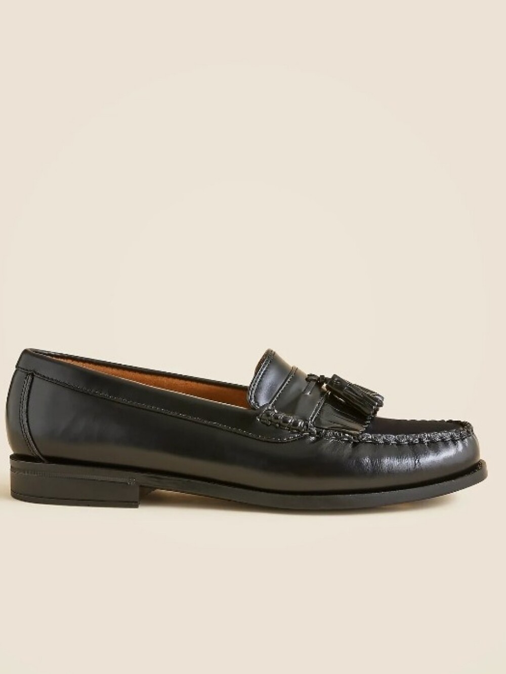 J. Crew Camden Kiltie Tassel Loafers with rubber soles - black - Picture 3 of 14
